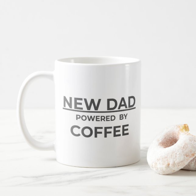 Taza de café para nuevo papá divertido: con el pod (Con donut)