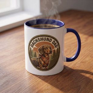 Taza de café para papá Dachshund Regalo para pap