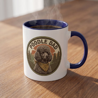 Taza de café para papá de Caniche | Regalo para pa