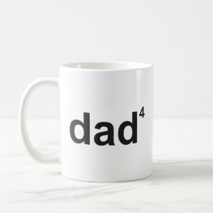 Taza De Café Para Papá De Cuatro