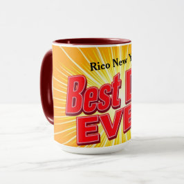 Taza de café para papá divertida y graciosa | Pers