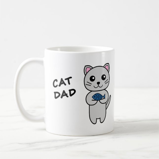 Taza de café para papá gato (Izquierda)