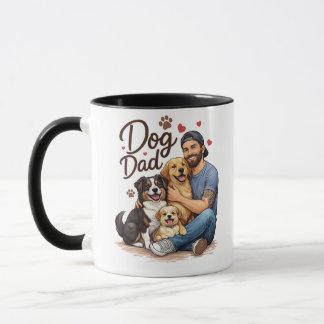 Taza de café para papá orgulloso de su perro – Reg