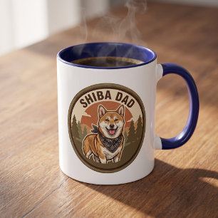 Taza de café para Papá Shiba Inu Regalo para Pap