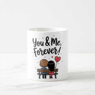 Taza de café para parejas románticas