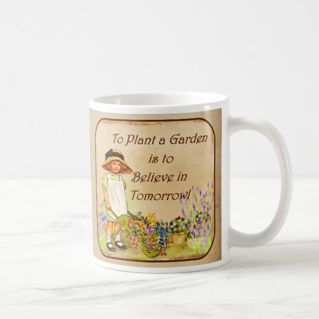 Taza De Café Para plantar un jardín (Derecha)
