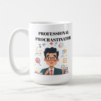Taza de café para Procrastinador Profesional