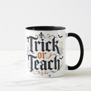Taza de café para profesores de Halloween 'Truco o