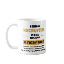 Taza de café para reclutador – Regalo divertido pa