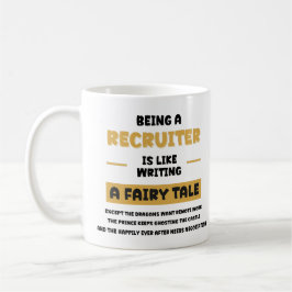 Taza de café para reclutador – Regalo divertido pa