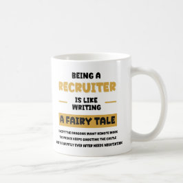 Taza de café para reclutador – Regalo divertido pa