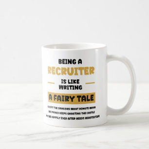 Taza de café para reclutador – Regalo divertido pa