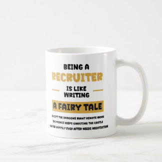Taza de café para reclutador – Regalo divertido pa