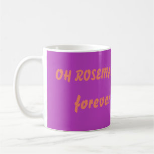 Taza De Café Para Rosemary un lindo motivo sobre el fondo de la
