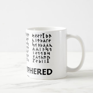 Taza De Café Para ser descifrado (criptograma rúnico de Jules