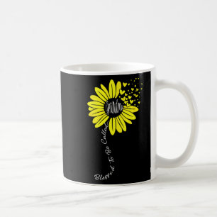 Taza De Café Para ser llamada abuela día de las madres girasol 