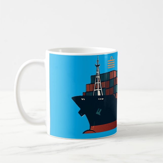 Taza De Café Para todos los capitanes en el contenedor (Izquierda)