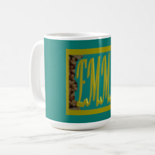 TAZA DE CAFÉ PARA UN CHICA LLAMADO EMMA MARINE BLUE PEBBLES