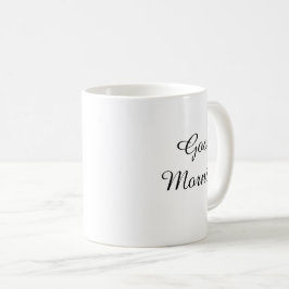 Taza de café para un día lluvioso acogedor editabl