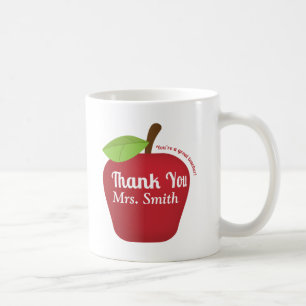 Taza De Café Para un gran maestro, manzana de agradecimiento pa