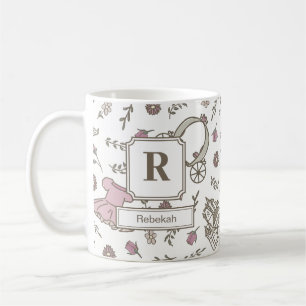 Taza De Café Para un monograma de princesa