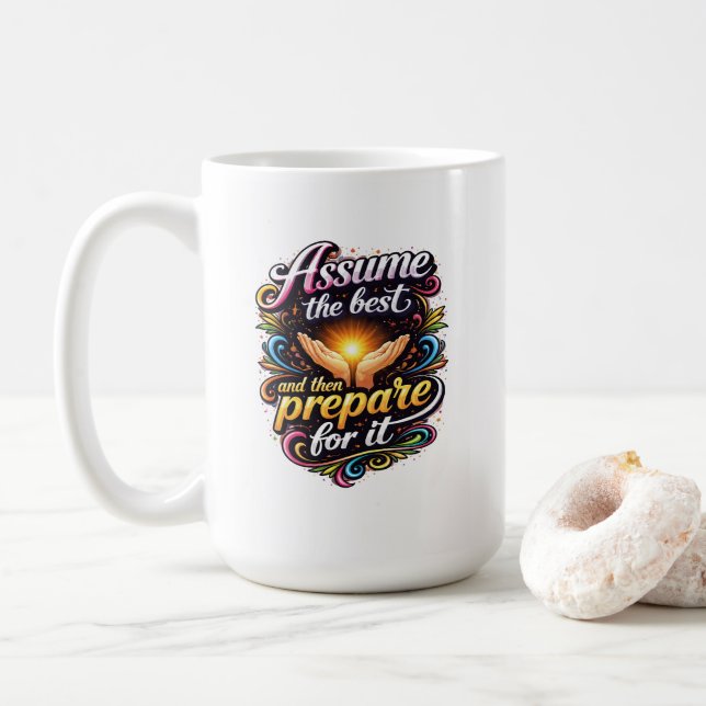 Taza de café para zurdos empoderados (Con donut)