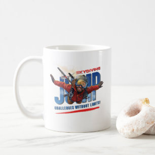 Taza De Café Paracaidismo-Siente la Libertad sobre las Nubes   