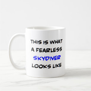 Taza De Café paracaidista, intrépido