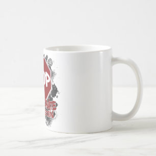 Taza De Café ¡Parada! Colabore y escuche