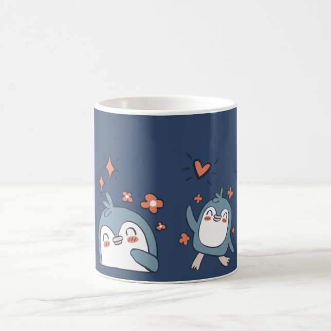 Taza De Café Parada de Pingüino (Centro)
