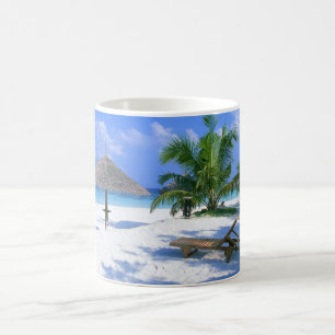 Taza De Café Paradise beach mug