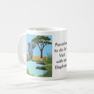 Taza De Café Paradise to do list: Elephant