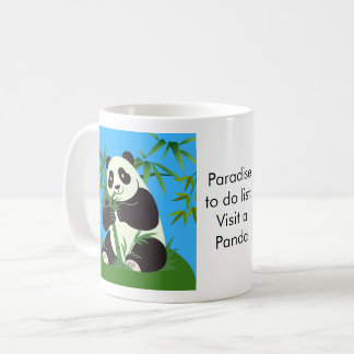 Taza De Café Paradise to do list: Panda