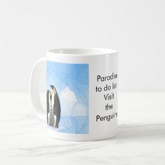 Taza De Café Paradise to do list: Penguins