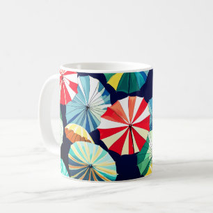 Taza De Café Paraguas coloridos