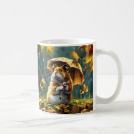 Taza De Café Paraguas de Hamster y Leaf