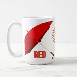 Taza De Café Paraguas rojo