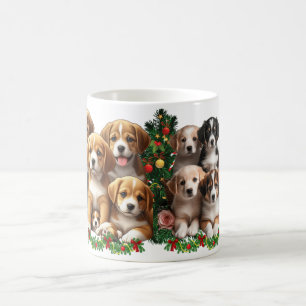 Taza De Café Paraíso de las Cachorros: Una sinfonía de la curio