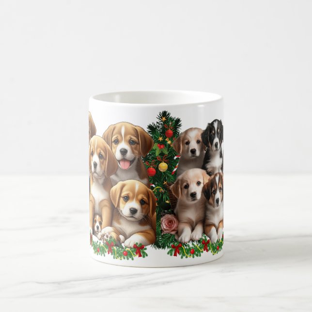Taza De Café Paraíso de las Cachorros: Una sinfonía de la curio (Centro)
