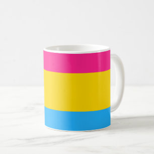 Taza De Café Paraíso del Orgullo Pansexual - Sip en color