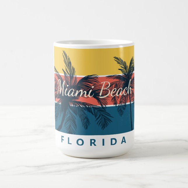 Taza De Café Paraiso del Surf Miami Beach Florida (Centro)