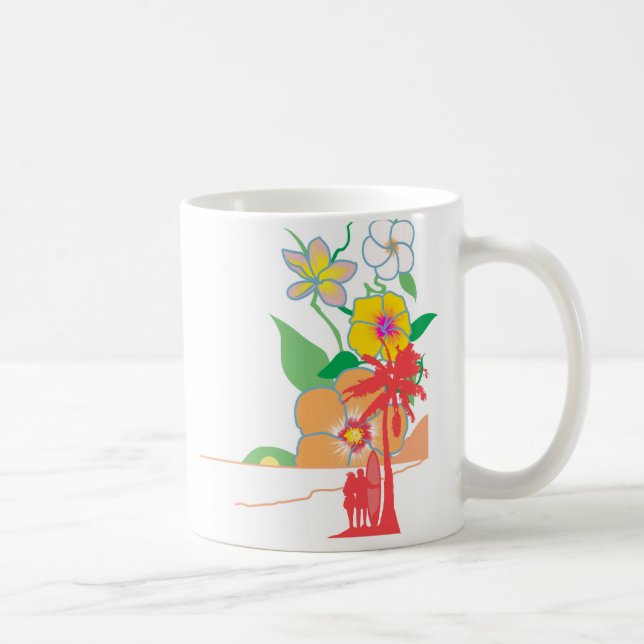 Taza De Café paraíso hawaiano (Derecha)