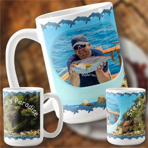 Taza De Café Paraíso Pesquero Sereno Yelapa 0758