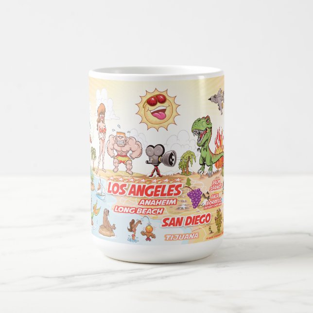 Taza De Café Paraíso Sunshine de California (Centro)