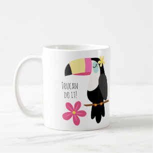 Taza De Café Paraíso Tropical Colorido Tucán