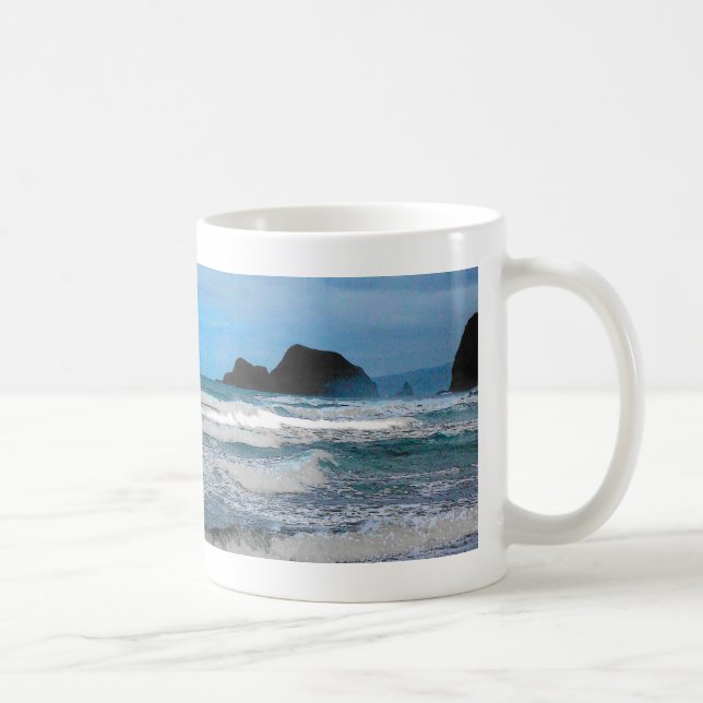 Taza De Café Paraíso tropical de la isla costera de Hawái (Derecha)