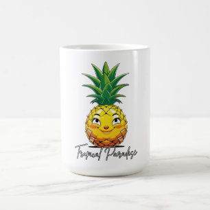 Taza De Café Paraíso tropical de piña
