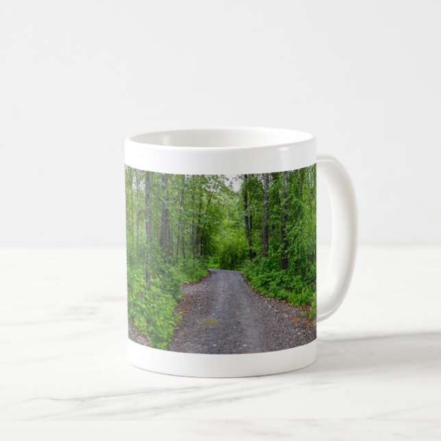 Taza De Café Paraíso verde café Mug (Anverso derecho)