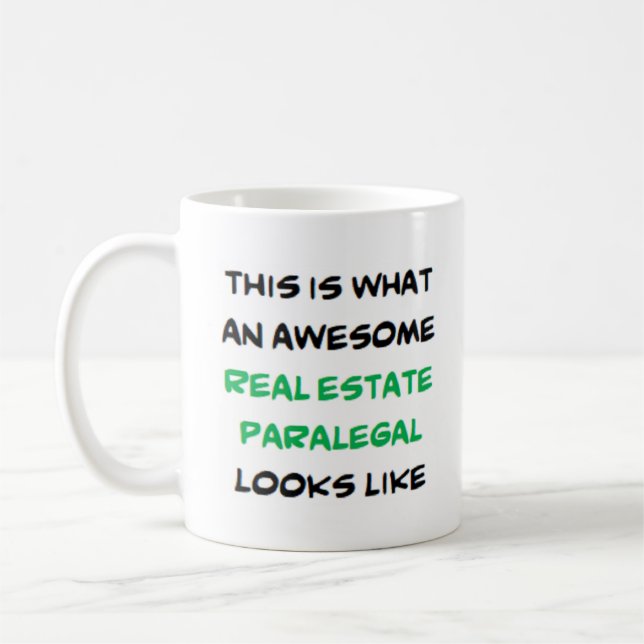 Taza De Café parajurídico inmobiliario, impresionante (Izquierda)