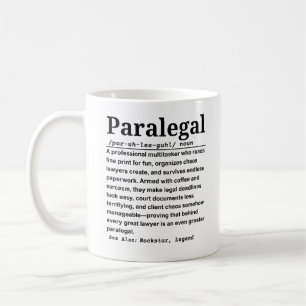 Taza De Café Paralegal